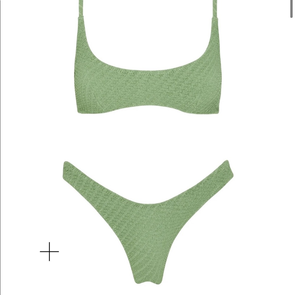 TRIANGL ARMY GREEN BIKINI SET SIZE SMALL